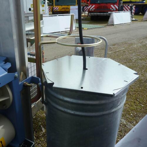 Stöldskydd på kabeltunna. Används för att minimera kabelstöld. 