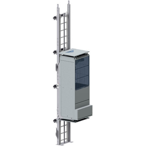GEDA SH 250 W åker längs en mast
